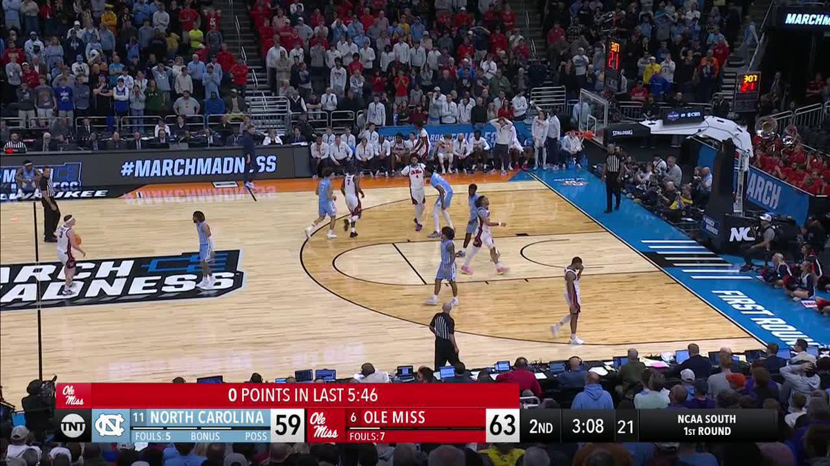 Sean Pedulla ends the scoring drought for the Rebels 💪 #MarchMadness Ole Miss Men’s Basketball