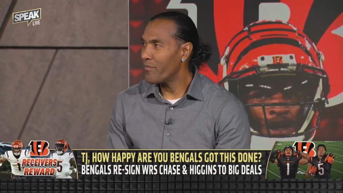TJ Houshmandzadeh sounds off on critics who say Ja'Marr Chase and Tee Higgins shouldn't be getting paid big money ๐