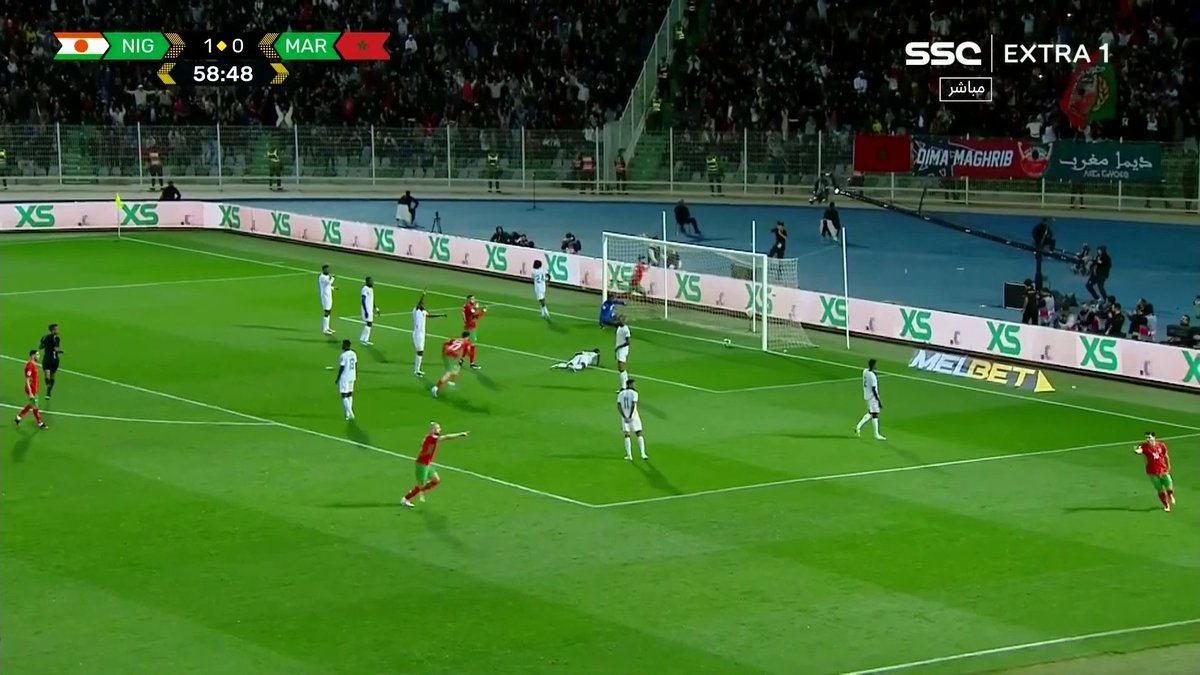 🚨🚨🚨🚨🚨🚨🚨🚨🚨🚨🚨🚨🚨🚨 منتخب المغرب 🇲🇦 يعود ويسجل هدف التعادل ♥️
