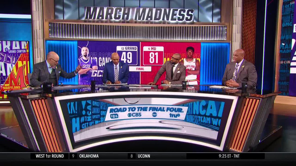 "That was one of the most impressive performances..." Charles Barkley was impressed by Maryland Men’s Basketball and the Crab 5!
