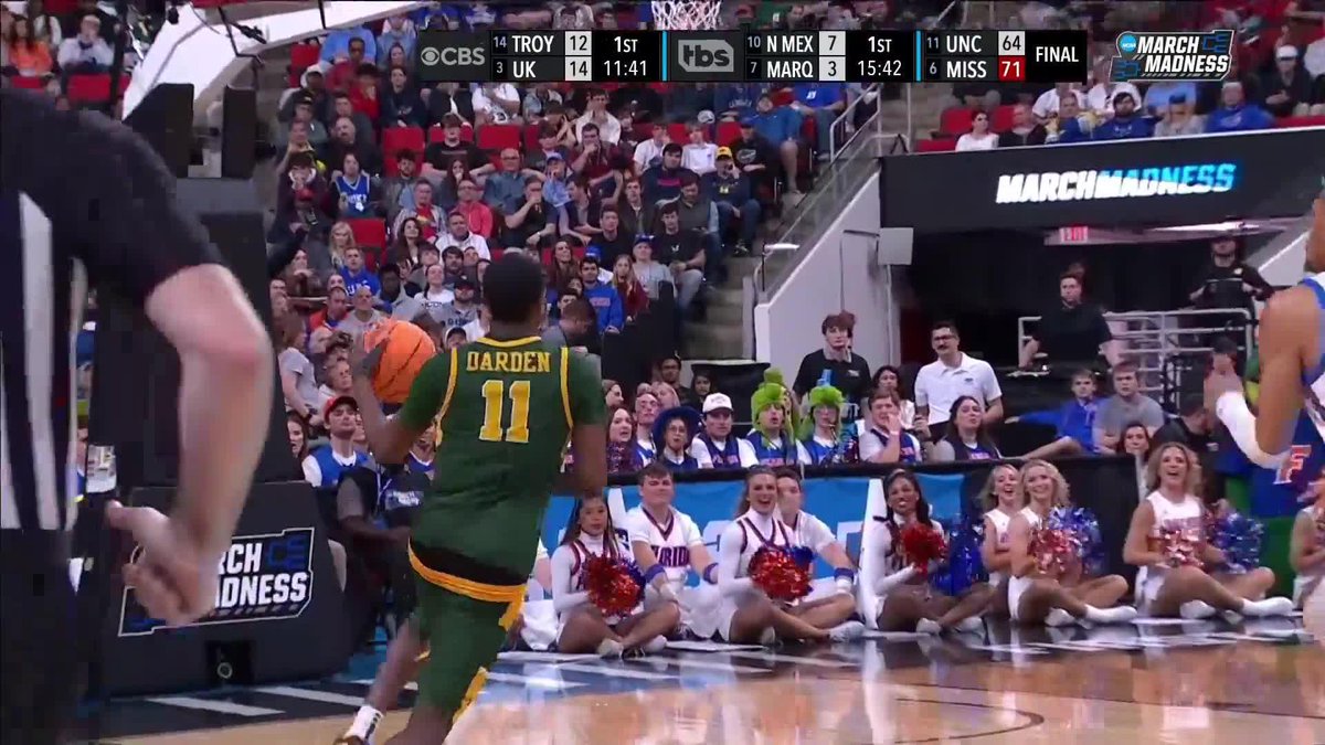 Norfolk State might be getting destroyed but the and one layup while your shorts are falling is going into the One Shining Moment Hall of Fame