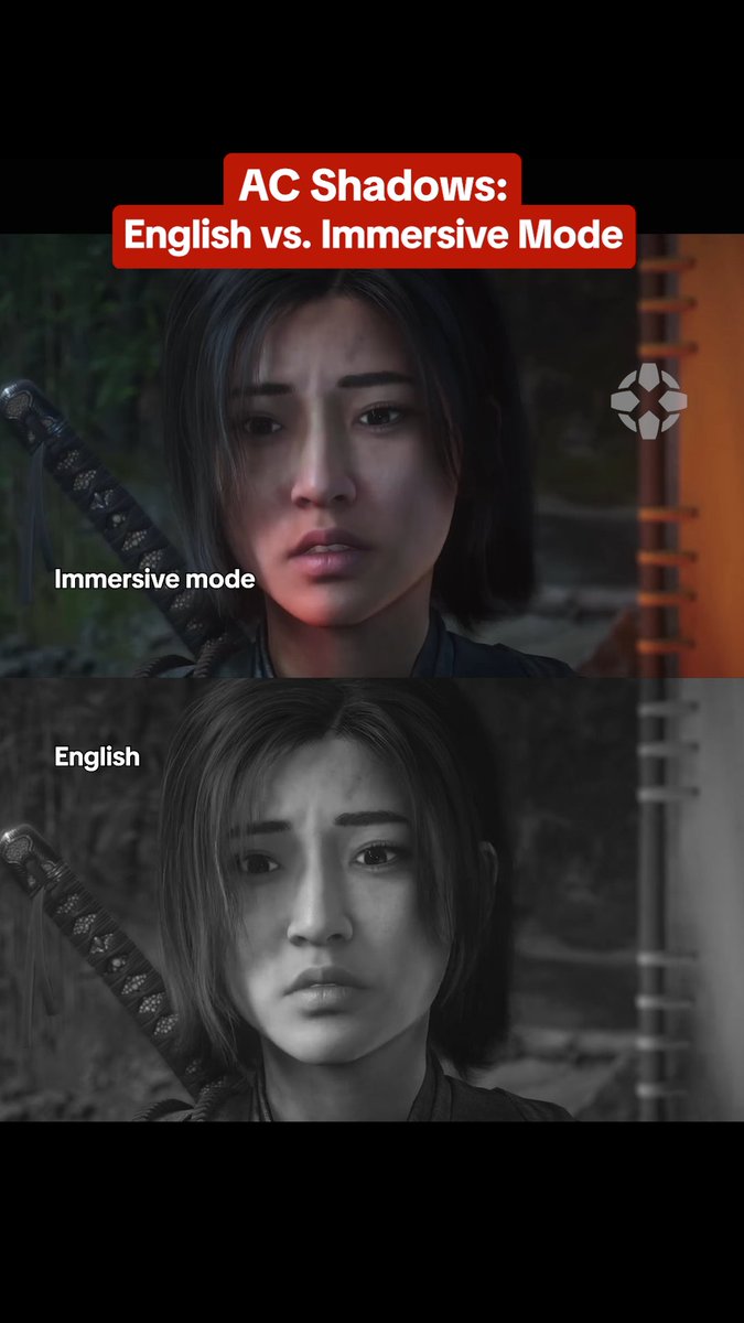 Assassin's Creed Shadows' 'Immersive Mode' uses both Japanese and Portuguese. Which mode are you playing in?