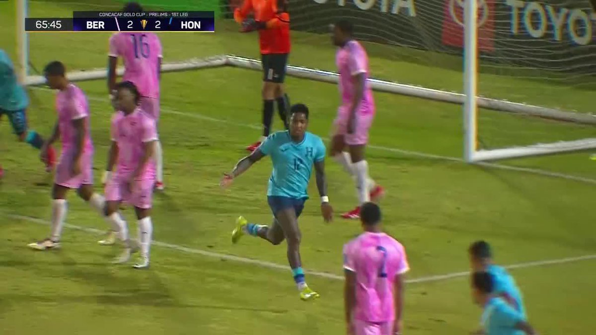 🔥🇭🇳⚽ ¡REMONTÓ LA H EN EL CARIBE! DOBLETE DE ROMELL QUIOTO EN SU REGRESO A LA SELECCIÓN CATRACHA, ASITENCIA DE LUIS PALMA. ¡YA LO GANA HONDURAS 3-2 ANTE BERMUDA! ▶️ Toda la 🏆#CopaOro en #DisneyPlus