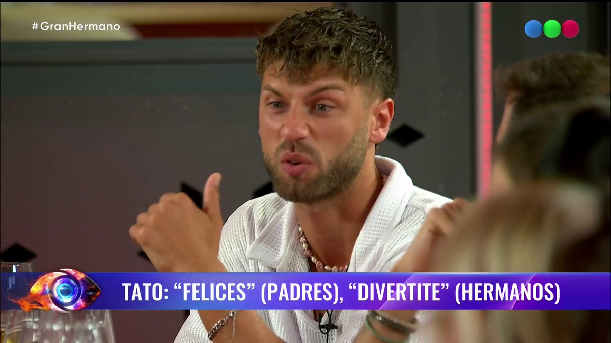 😊 "FELICES" y "DIVERTITE" fueron las palabras para Tato 🎉 Mirá #GranHermano en y espiá la casa GRATIS las 24 horas por DIRECTV LatinAmerica DGO 📺