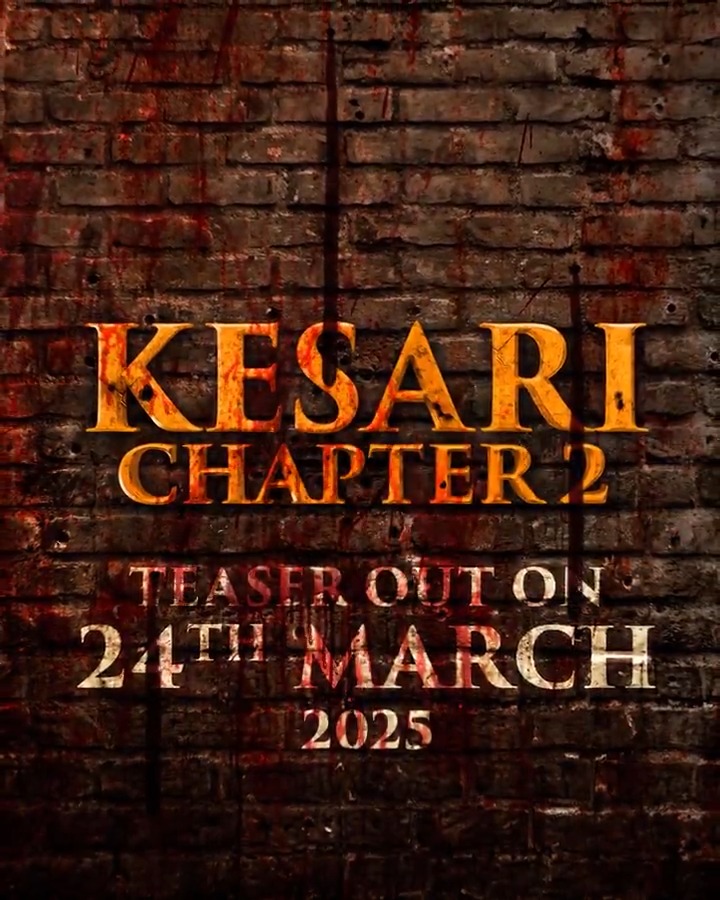 Kuch ladaaiyan hathiyaaron se nahi ladi jaati. #KesariChapter2 teaser out on 24th March. In cinemas 18th April, worldwide.
