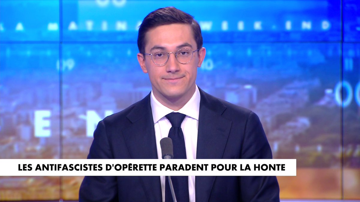 L'édito de Jules Torres : «Les antifascistes d'opérette paradent pour la honte», dans #LaMatinaleWE