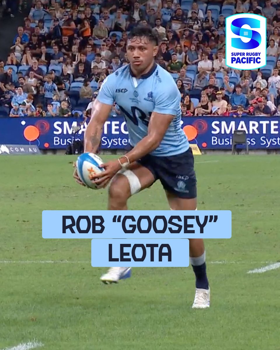 Rob Leota pulling out all the tricks 🪄 #SuperRugbyPacific #WARvBRU