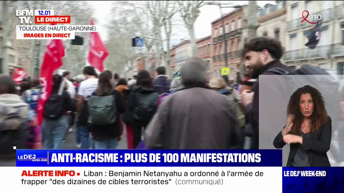 Marche anti-racisme à Toulouse: "Nous constatons qu'il y a de plus en plus d'attaques contre les étrangers" (La Cimade)