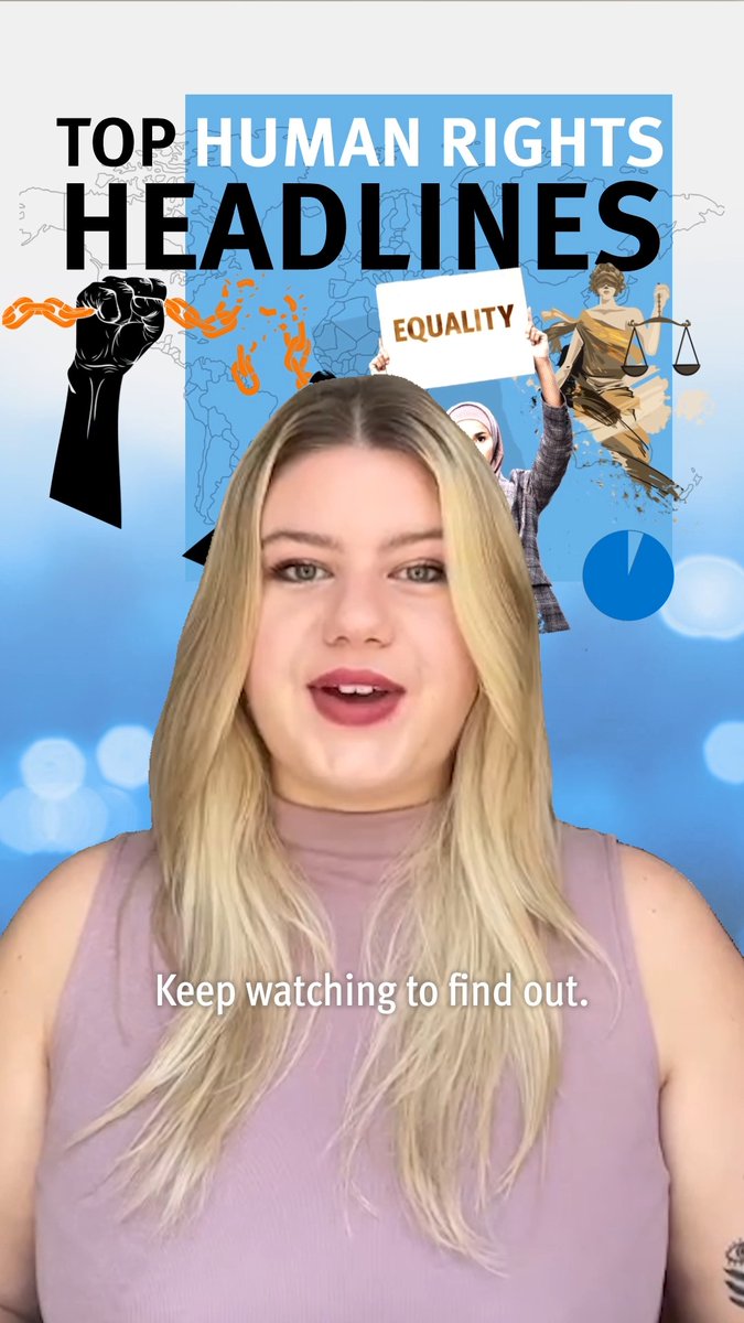 What's been happening in human rights news? Take 60 seconds to find out here.