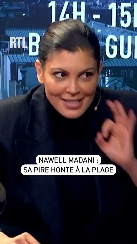 Nawell Madani : sa pire honte à la plage 😂 Ce dimanche l’humoriste est l’invitée de Bruno GUILLON 🐵 dans « Le Bon Dimanche Show » à 14H sur #RTL 📻