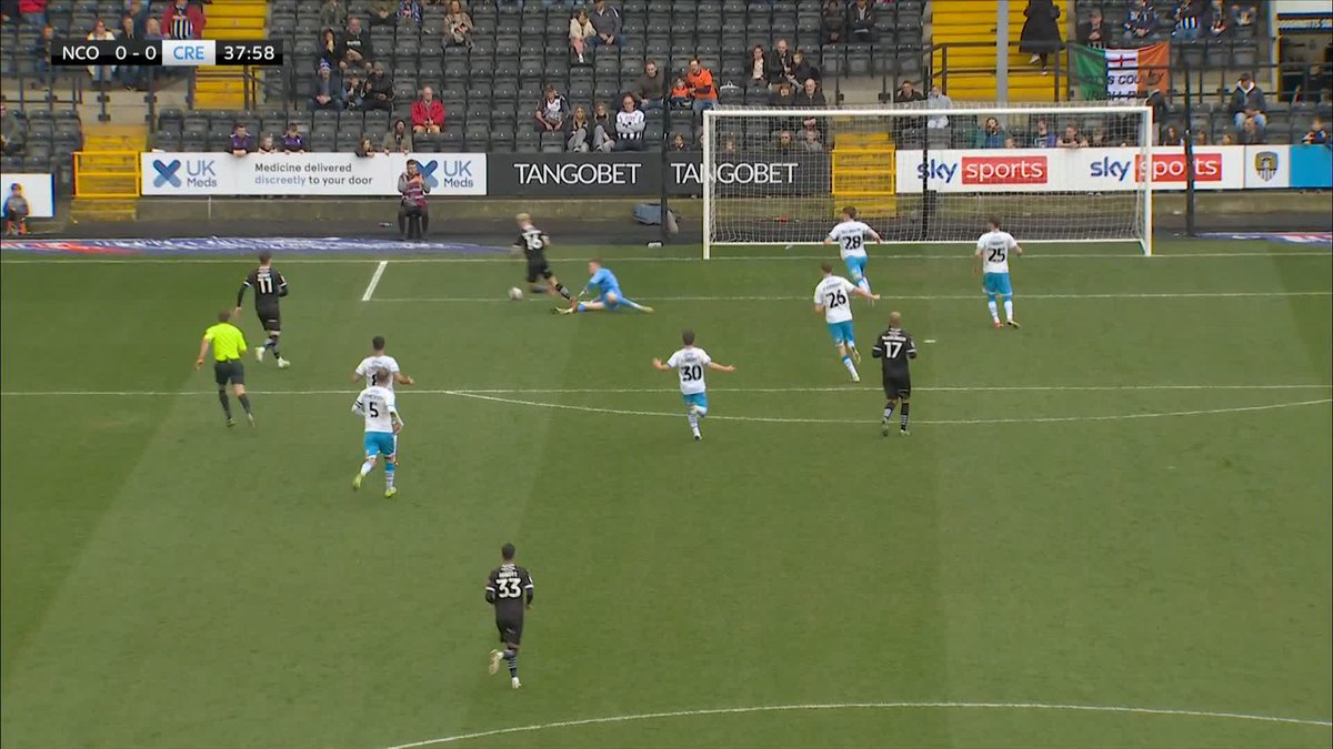 Charlie Whitaker is booked for simulation... 🟨 Should the Notts County man feel hard done by? 🤨