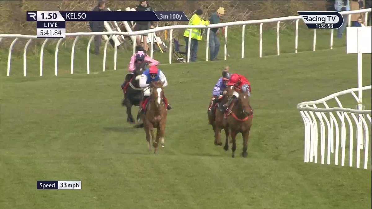 Lavida Adiva makes her first start at Listed level a winning one in the £40,000 Ladbrokes Mares' Hurdle. A valuable opening and a nice winner here for the Ruth Jefferson team Kelso Racecourse