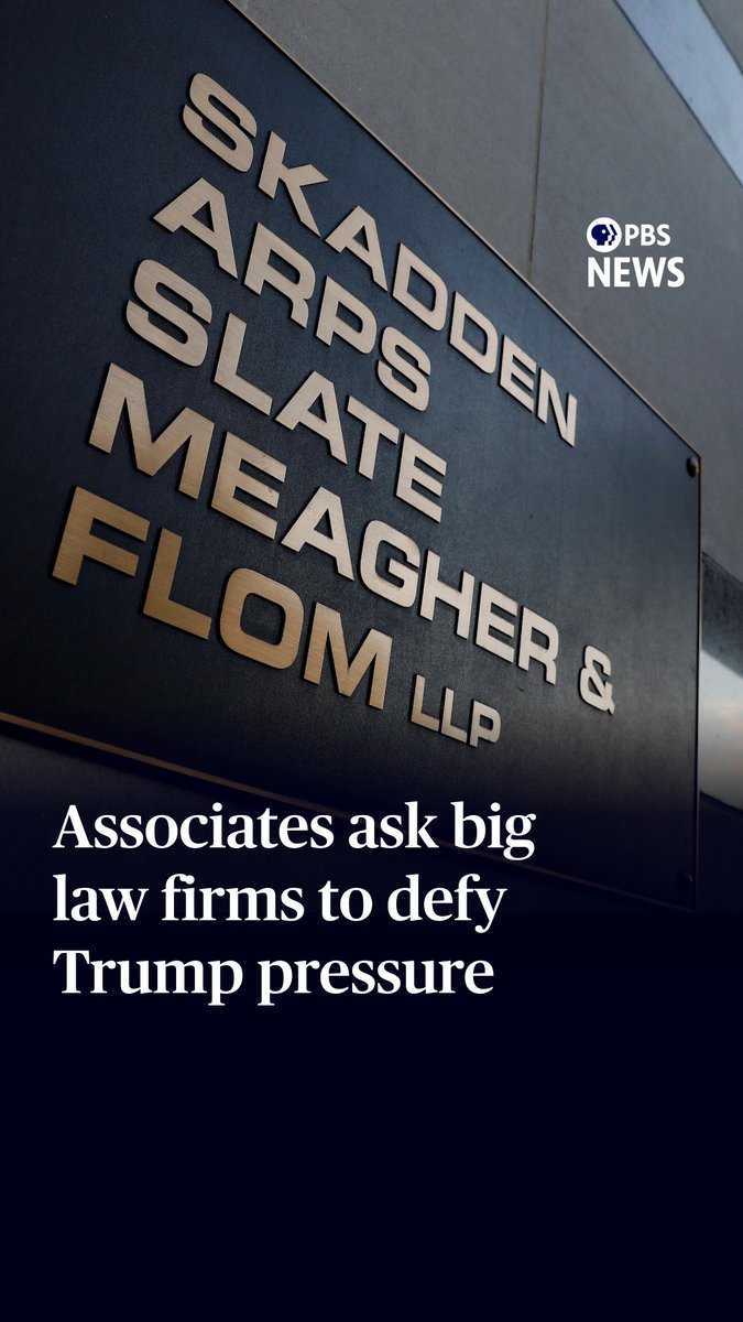 On Thursday, President Donald Trump rescinded an executive order targeting the prominent law firm Paul Weiss after the firm agreed to drop its DEI policies and provide $40 million in pro bono work for Trump-aligned causes. It's the latest in a series of actions the president has taken targeting the legal community. In his order, the president targeted firms that either were connected to the criminal cases brought against him or represented Democrats. The order revoked security clearances and banned their employees from government buildings. The Paul Weiss deal came after a federal judge blocked a similar order against another big firm, Perkins Coie, saying it's likely unconstitutional. Last week, hundreds of associates at big law firms signed an open letter calling on their employers to "defend their colleagues and the legal profession" and condemned what they called President Trump’s "intimidation tactics." PBS News' John Yang spoke to Rachel Cohen, who was an organizer of the letter and just quit her job as an associate at one of the highest grossing law firms in the U.S.
