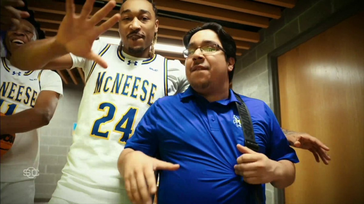 "He is cinema." 🍿 The story behind McNeese student manager Amir "Aura" Khan from Michele Steele 👇