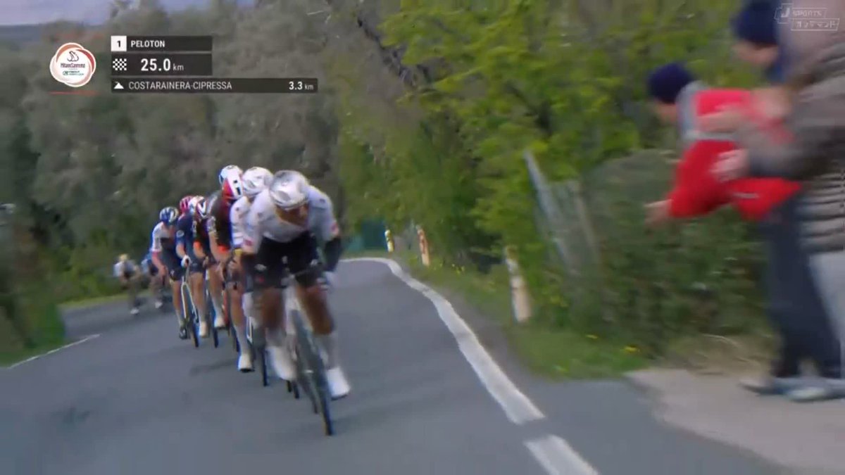 ポガチャルはチプレッサでアタック! Cycle*2025 ミラノ~サンレモ #MilanoSanremo #jspocycle