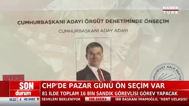 #SONDURUM - CHP'de Pazar günü ön seçim var... 81 ilde toplam 16 bin sandık görevlisi görev yapacak. Ön seçimde bir de dayanışma sandığı kurulacak.