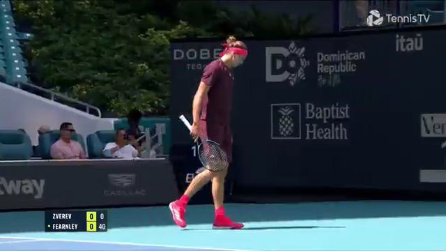 That forehand is in fine working order 💥 Miami Open | #MiamiOpen | Alexander Zverev