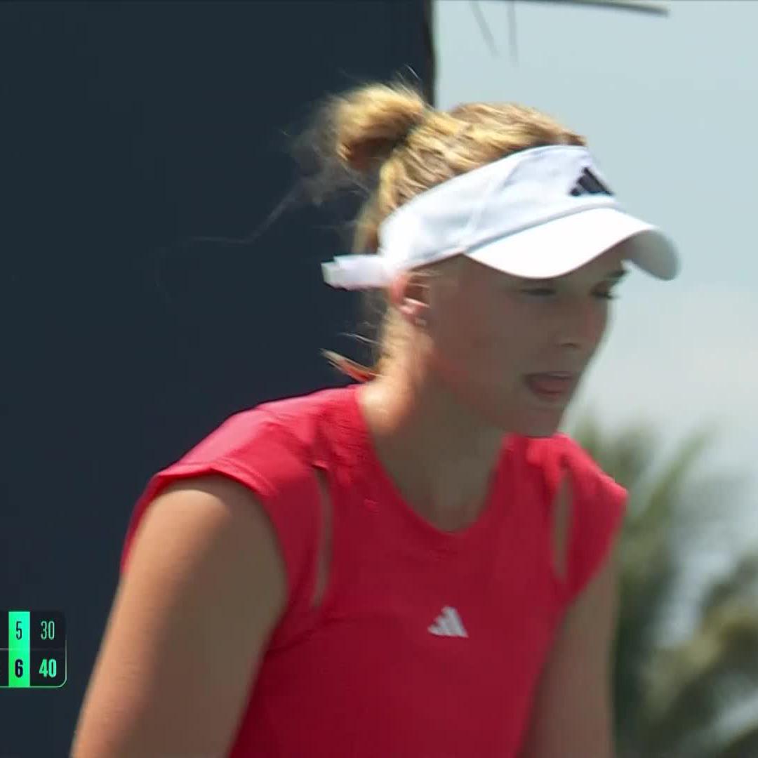 Smile big, Ashlyn...you've earned it! 👏 #MiamiOpen