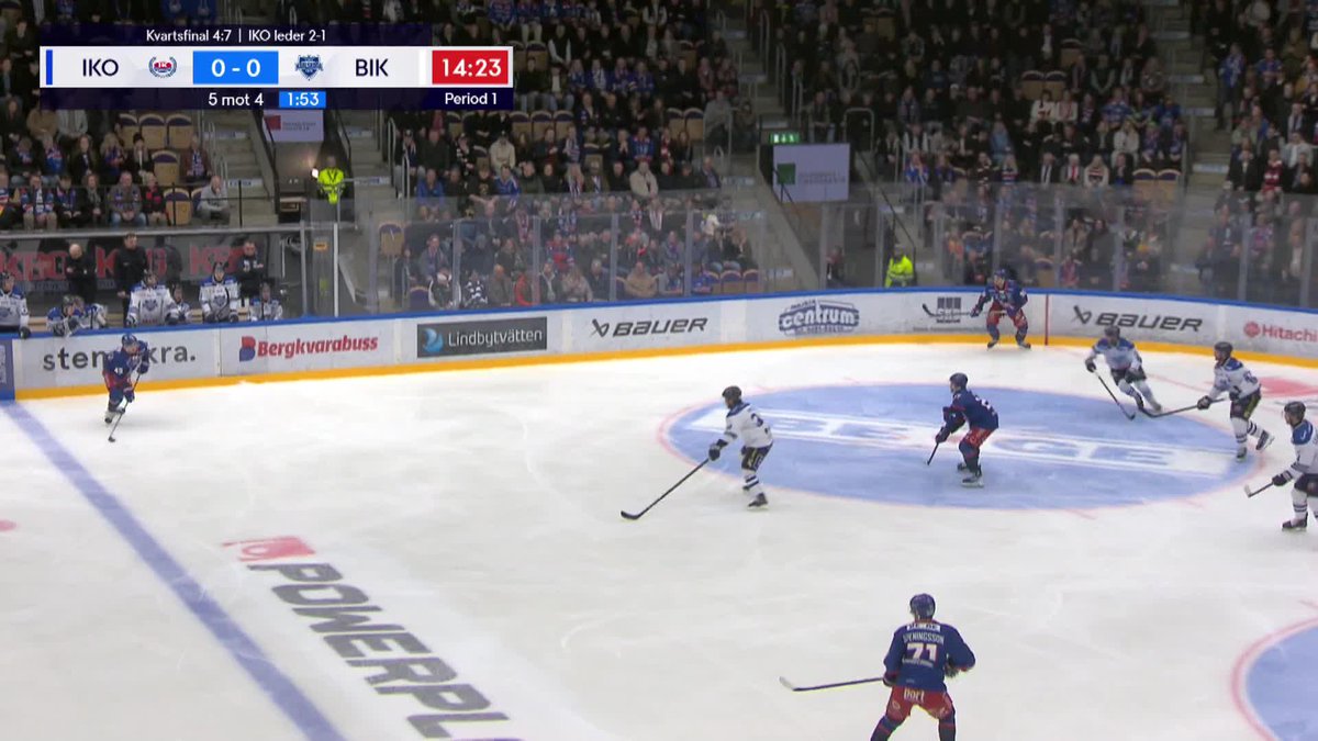 Oskarshamn i förarsätet – Liam Hawel gör 1–0 i powerplay! 🚨 Slutspelet pågår – streama på TV4 Play 📺