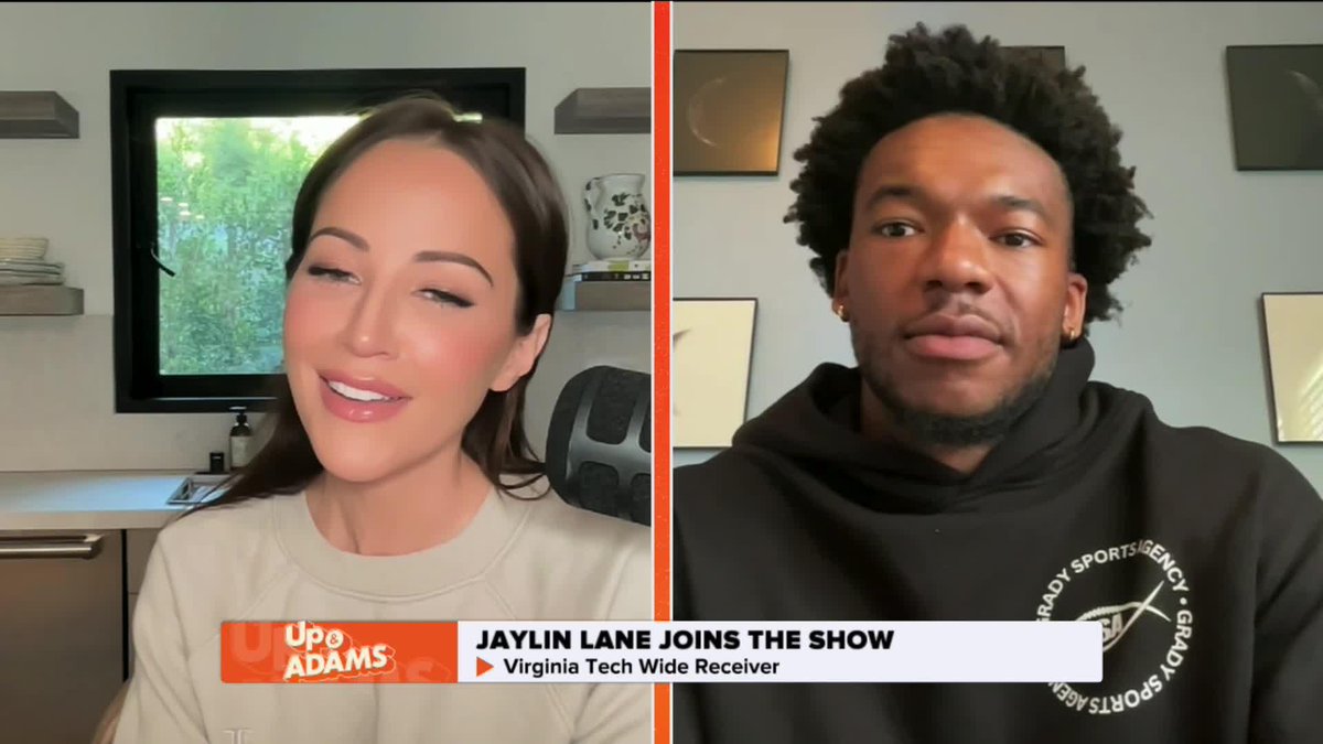 Virginia Tech WR Jaylin Lane has to talk with his fiancé first to see if he should get rid of his Ford Fusion or not. Kay Adams | Jaylin Lane