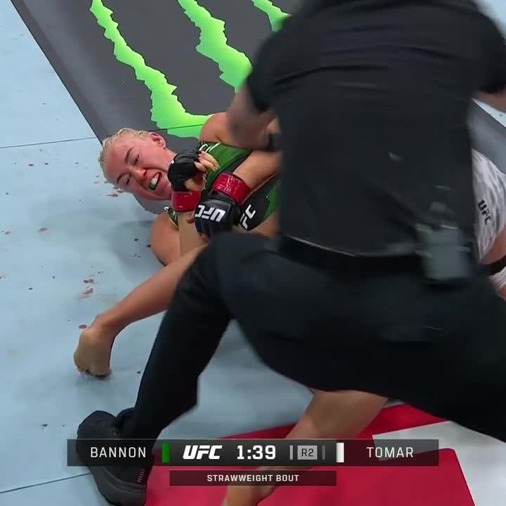 SHAUNA BANNON PULLS OFF THE INCREDIBLE COMEBACK IN AT #UFCLONDON 👏