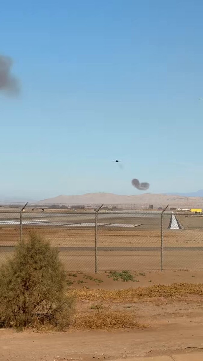 Lead Solo Commander Thomas Zimmerman of the U.S. Navy Blue Angels rocking the winter training crowd at Naval Air Facility El Centro at the end of the opposing four point roll. #usnavy #blueangels #nafelcentro #f18superhornet