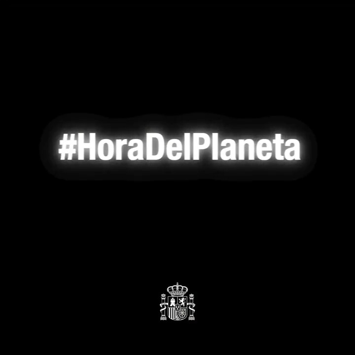Únete a la #HoraDelPlaneta y luchemos contra el cambio climático. 🌍 Apaga la luz, defiende el planeta