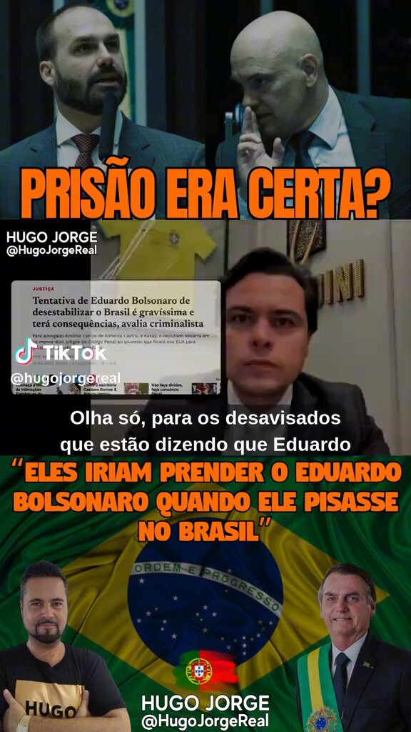 😡 JUSTIÇA CRIMINOSA! 😡 PREPARAÇÃO DA A CAMA DE GATO CONTRA EDUARDO BOLSONARO!!!