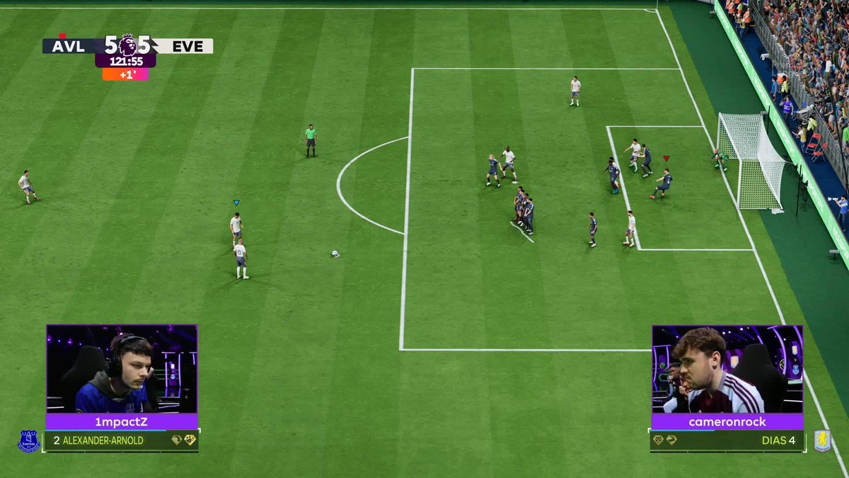 Last kick of the game 🤯 Trent scores the extra-time winner for Everton! 🚀 1mpactZ | #ePremierLeague | #FCPro