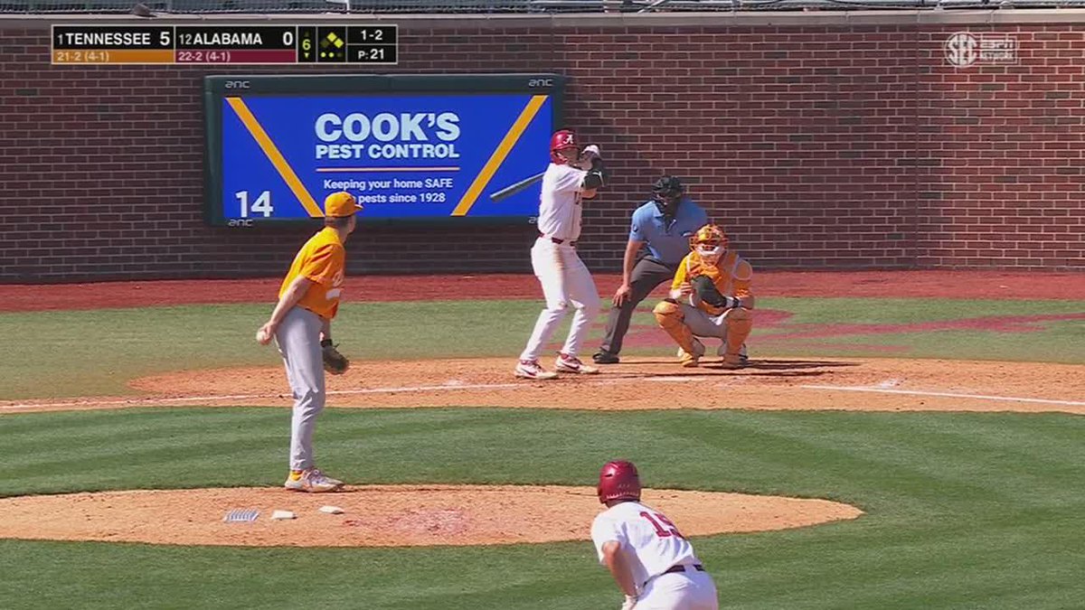 Big-time stuff from the freshman! 📺 (SECN+) #GBO // #BeatBama