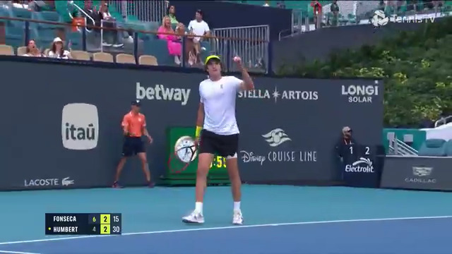 The temperature just dropped. Joao Fonseca: He’s built different 🥶 Miami Open | #MiamiOpen