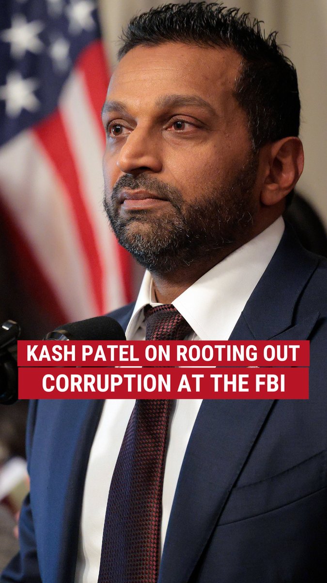 ‘ZERO TOLERANCE’: FBI Director Kash Patel says the bureau is “vigorously” removing employees who “abuse or corrupt or violate” their oath of office. Watch the full interview tomorrow on ‘Sunday Night in America with Trey Gowdy’ at 9 PM ET on FOX News Channel.
