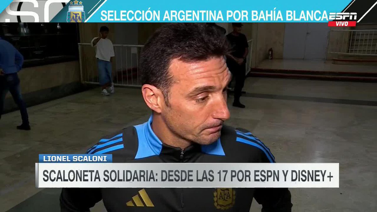 #Independiente "A Kevin Lomónaco lo estamos siguiendo pero no es la misma presión jugar en la Selección, en River o en Boca" Lionel Scaloni en la previa del amistoso solidario.