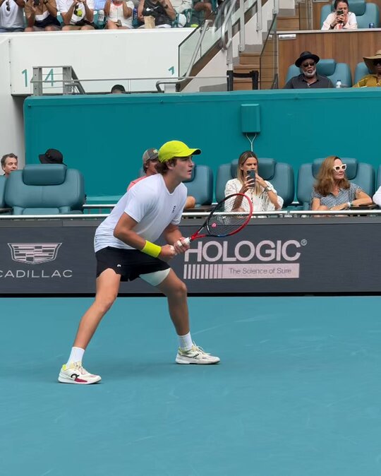 HEAR THAT CROWD! 📣 João Fonseca gets past Ugo Humbert, 6-4, 6-3. ATP Tour