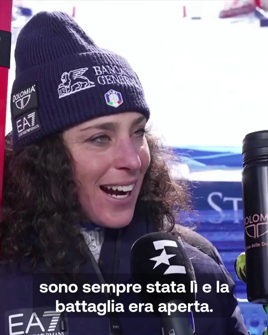 Mamma Ninna ha fatto bene a chiedere i biglietti per Sun Valley come regalo di Natale😅🎁 L'emozione di Federica Brignone dopo la vittoria nella coppa del Mondo di discesa🗣️ #SciAlpino #AlpineSkiing #Ski #Brignone