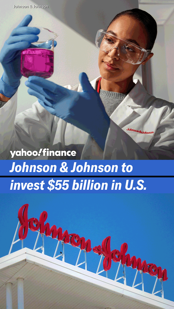 Johnson &amp; Johnson will spend $55 billion in the US over the next four years on manufacturing, research and development, and tech investments.