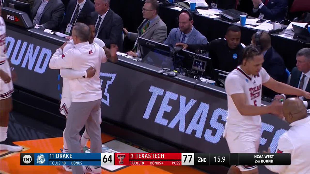 Texas Tech beats Drake and advances to the next round to take on Arkansas 🍿
