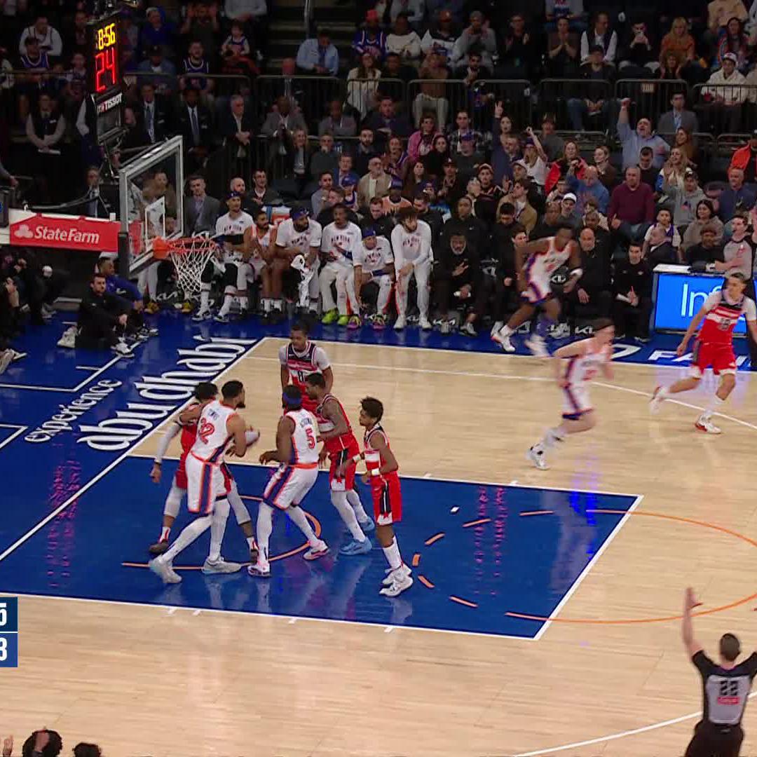 back to back threes for OG? light work.
