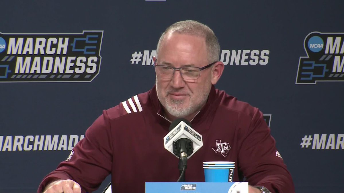 "We can watch a game and eat queso together... nobody will tweet about it" 😂 Texas A&M Basketball HC Buzz Williams on cherishing the relationships he has with Henry Coleman III and the rest of his players beyond the court ❤️ #MarchMadness