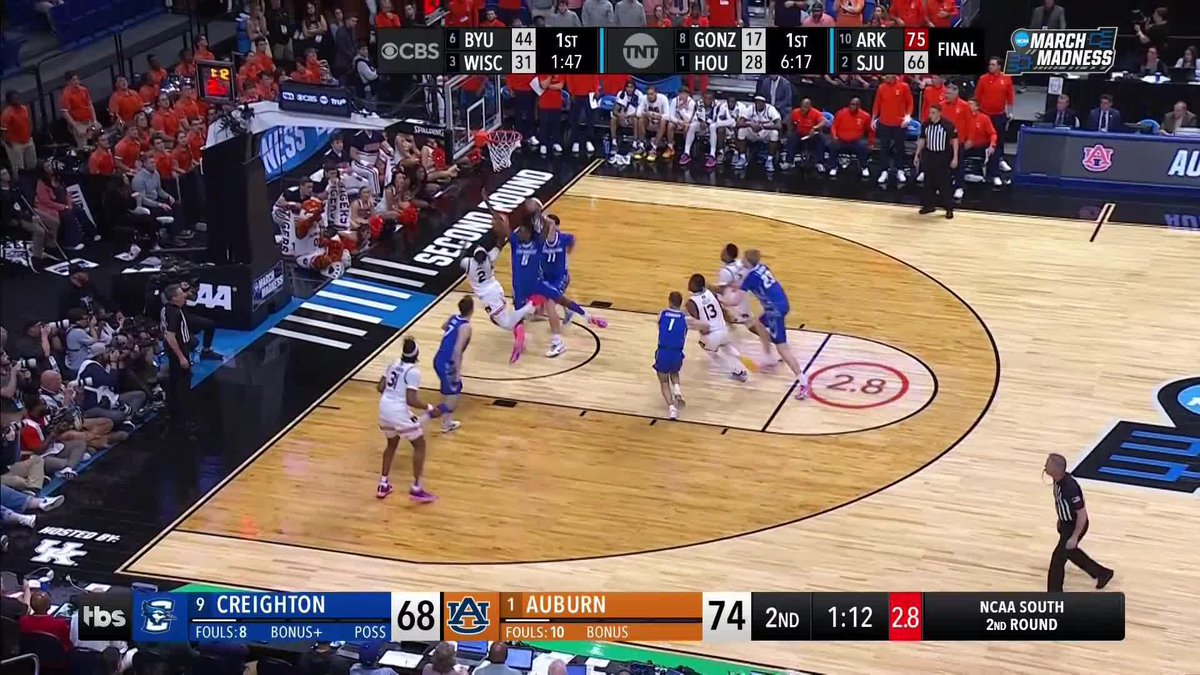 DENVER JONES WOW 🥶 #MarchMadness Auburn Basketball