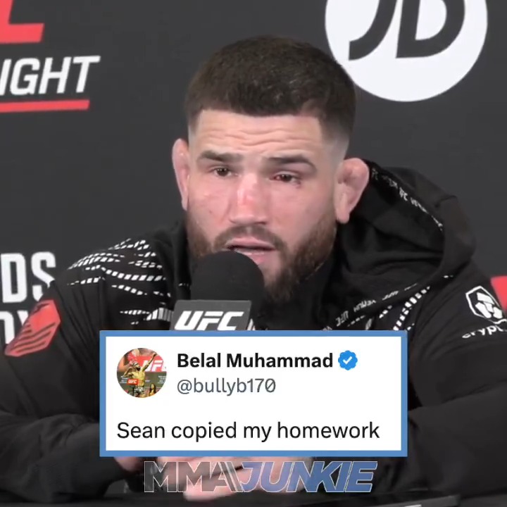 "I think I did it a lot better than Belal did." Sean Brady responds to Belal Muhammad claiming he copied the game plan for Leon Edwards at #UFCLondon.