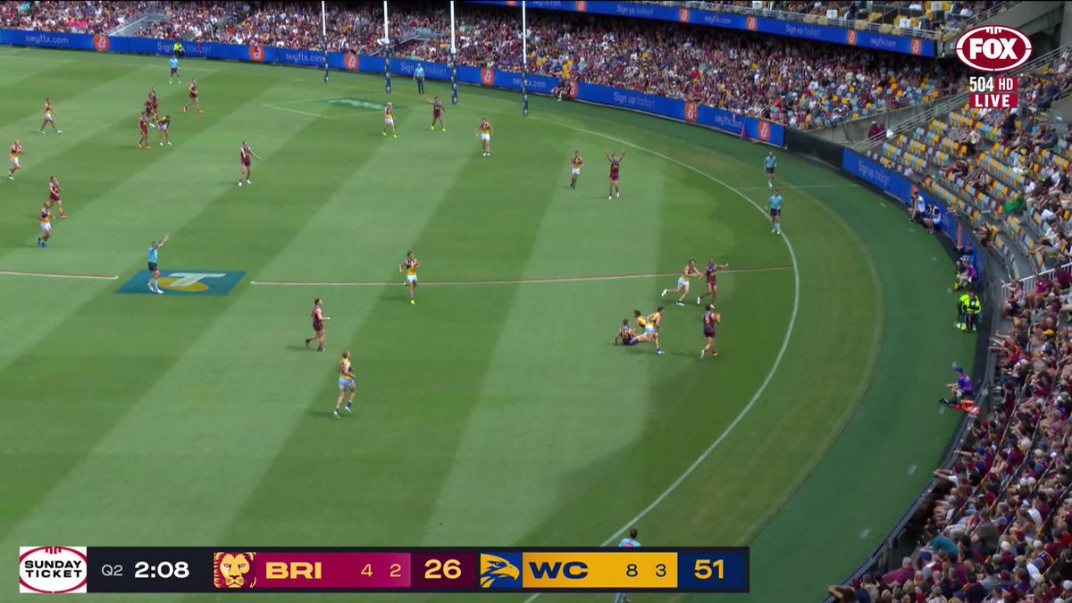 Harley Reid and Dayne Zorko collide 💥 📺 Watch #AFLLionsEagles LIVE on ch. 504 or stream on Kayo: ✍️ BLOG 🔢 MATCH CENTRE