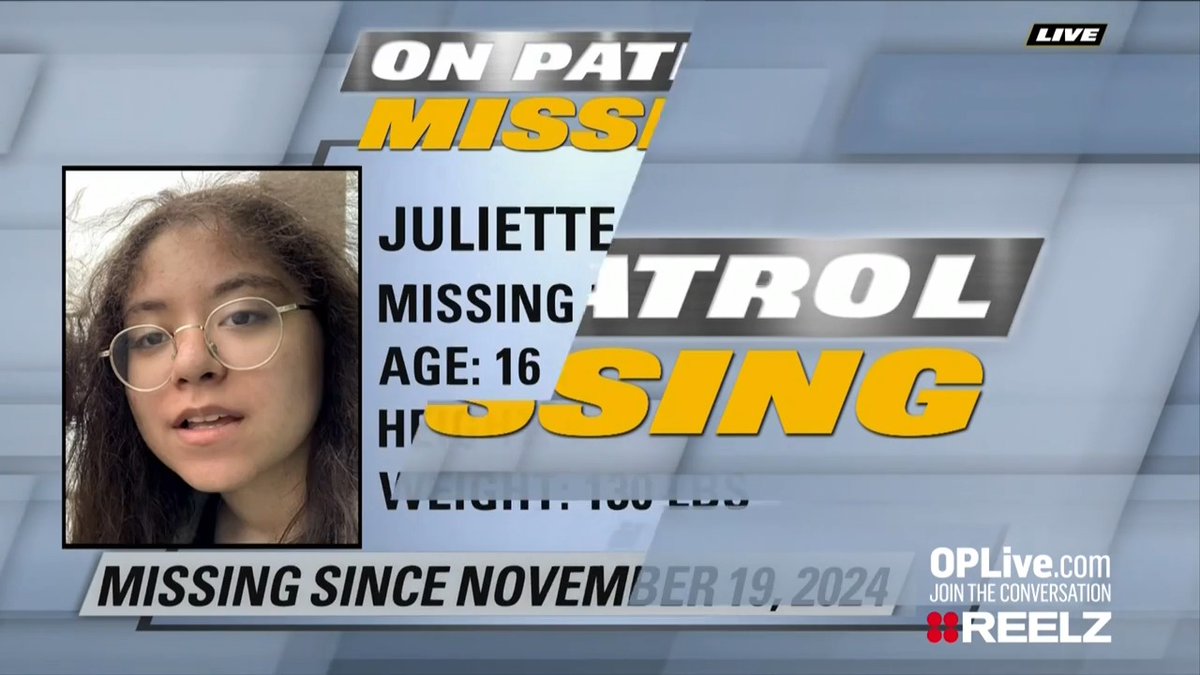 #OPNation, help us find #MISSING #NewYork teen Juliette Kapon so we can bring her home to her family. If you have information, please contact the National Center for Missing and Exploiting Children at 1-800-The-Lost. #OPLive #OPNation #REELZ #JulietteKapon National Center for Missing & Exploited Children