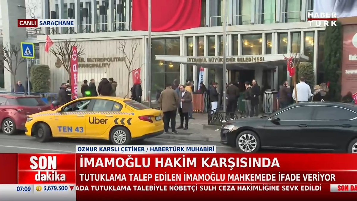 Ekrem İmamoğlu, tutuklama talebiyle hakimliğe sevk edildi. Saraçhane'de son durum ne?