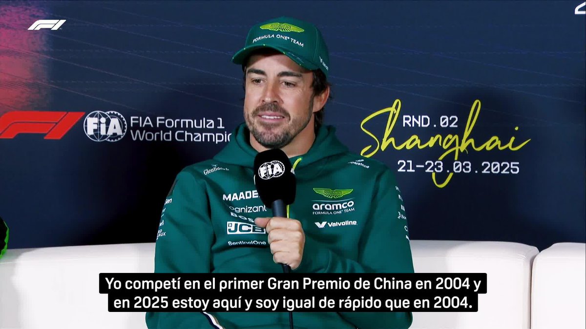 Hay razones para seguir creyendo en Fernando Alonso 💚 Disfruta del Mundial de F1 desde 9,99€* registrándote aquí o llamando al 911 829 150 📎 #ChinaDAZNF1 🇨🇳
