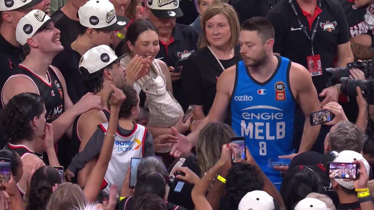 ''A moment that will live forever'' 🥹 An incredible sporting gesture from Matthew Dellavedova, handing his Championship Series MVP to Will Hickey.