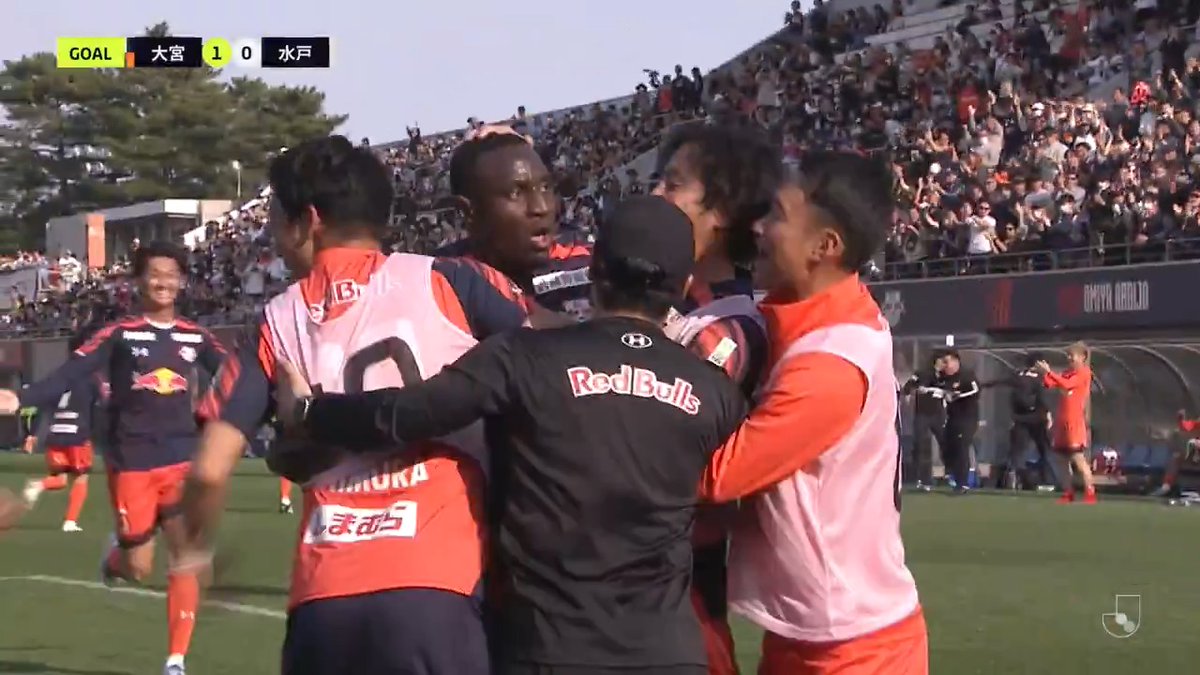 【ゴールシーン(3/23・水戸戦)】 ⌚️ 80分 ⚽️ #オリオラサンデー 🔽試合結果はこちら 🔽#Jリーグ を観るなら #DAZN #RB大宮アルディージャ #ardija #大宮_水戸