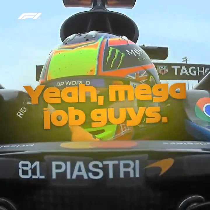 Oscar's moment of victory! 🏆🥳 #F1 #ChineseGP McLaren