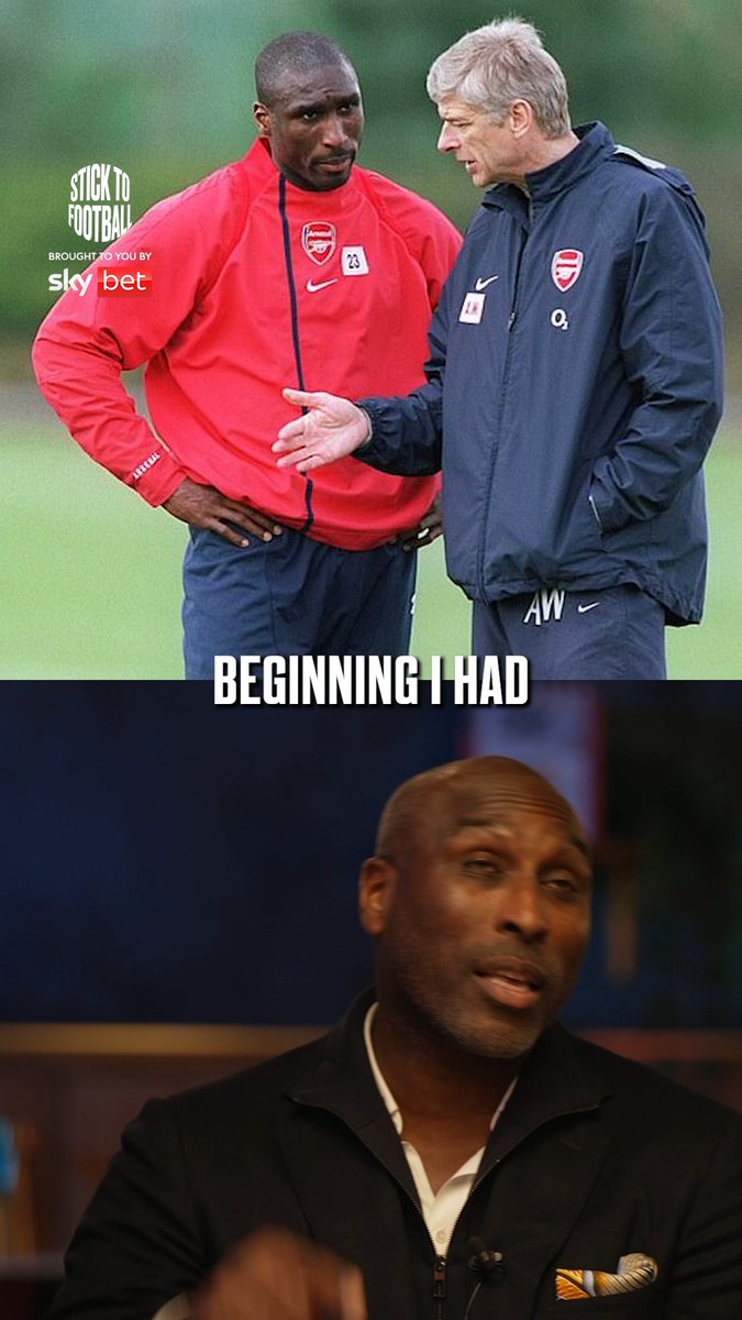 🗣️ Sol Campbell on Arsene Wenger not wanting him to re-sign for Arsenal: “I changed his mentality! At first I had to train by the woods, because he didn't want to see me…” ❌😬