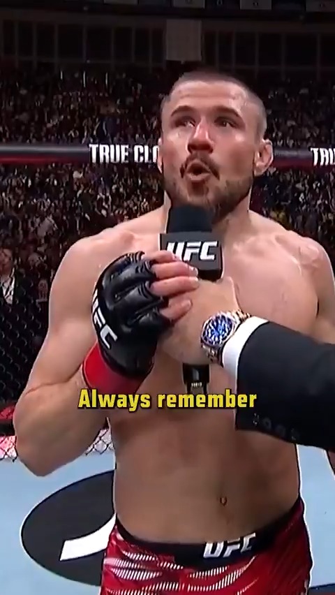 Speak up, speak out 🙏 #UFCLondon This speech from Nate Wood 👏